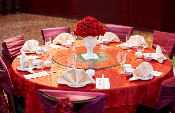 Beng Hiang wedding table setting